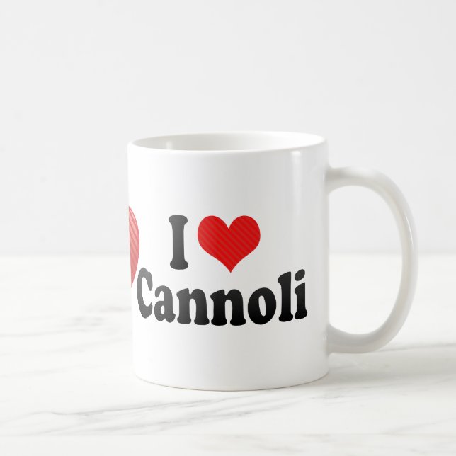 Mug J'aime Cannoli (Droite)