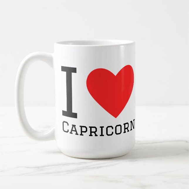 Mug J'aime Capricorne  (Gauche)