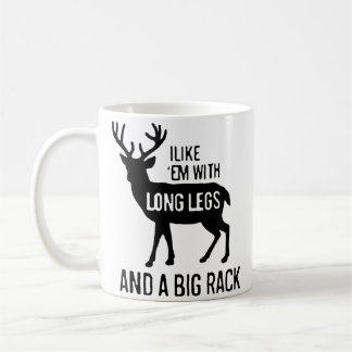 Mug J'aime Ceux Avec De Longues Jambes Et Un Gros Rack