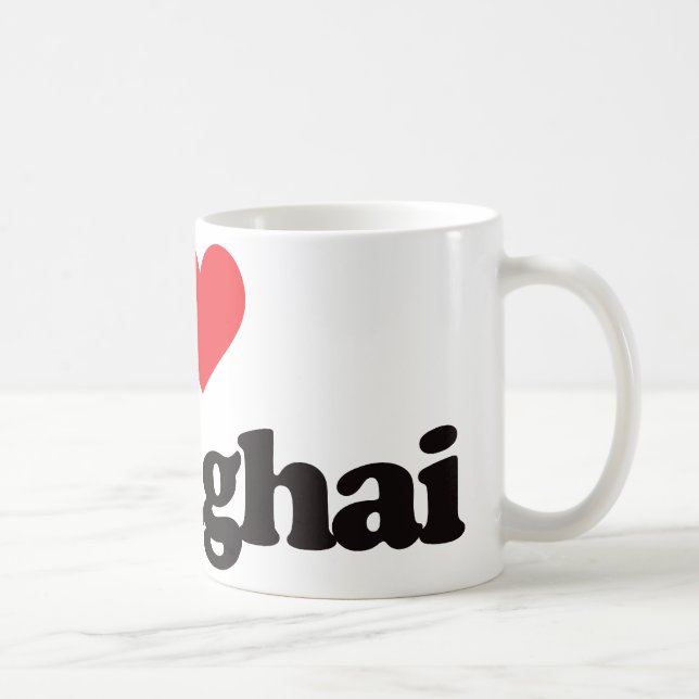 Mug J'aime Changhaï (Droite)
