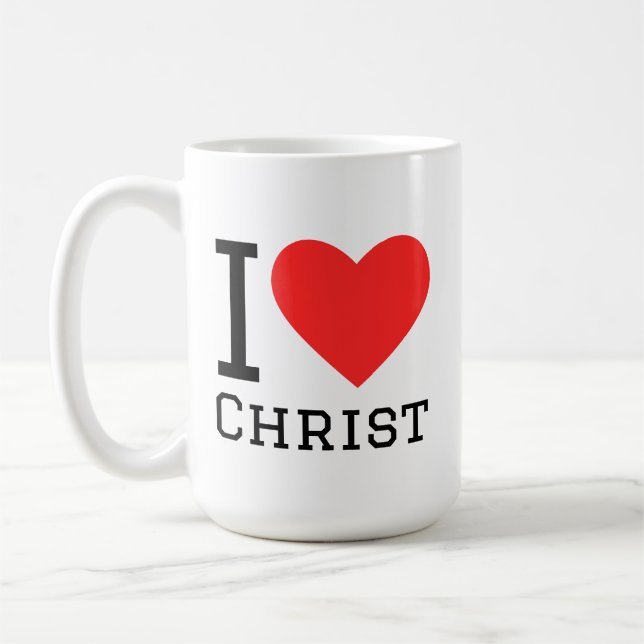 Mug J'aime Christ (Gauche)