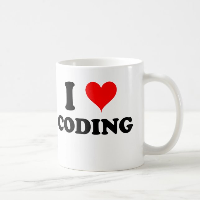 Mug J'aime coder (Droite)