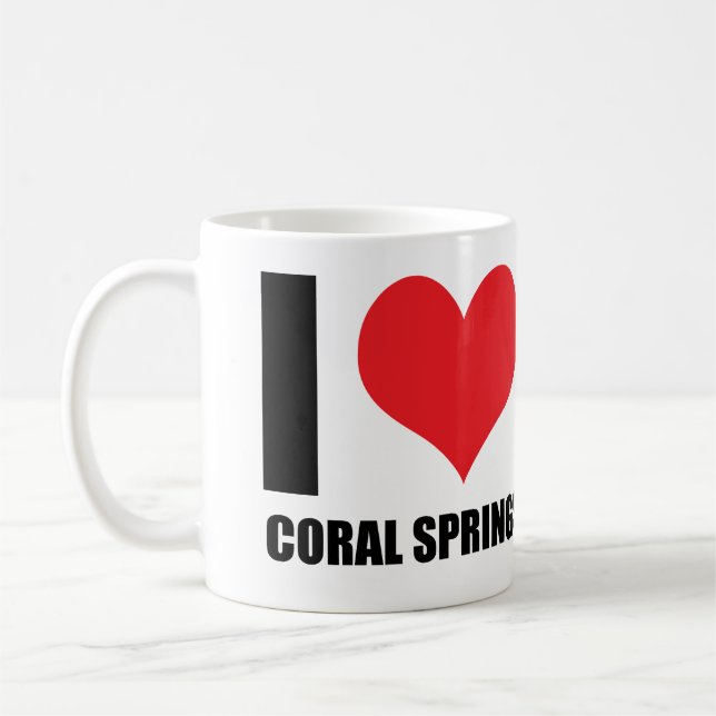 Mug J'aime Coral Springs (Gauche)