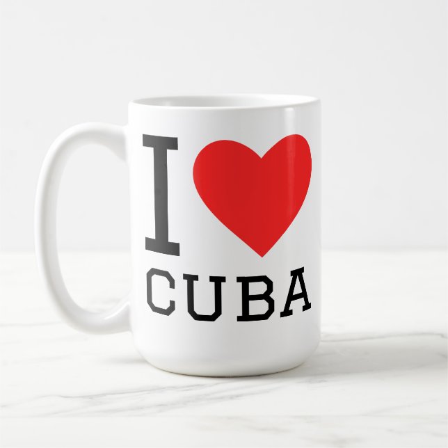 Mug J'aime Cuba (Gauche)