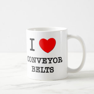 Mug J'aime des bandes de conveyeur
