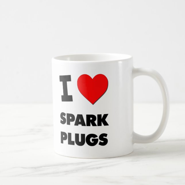 Mug J'aime des bougies d'allumage (Droite)