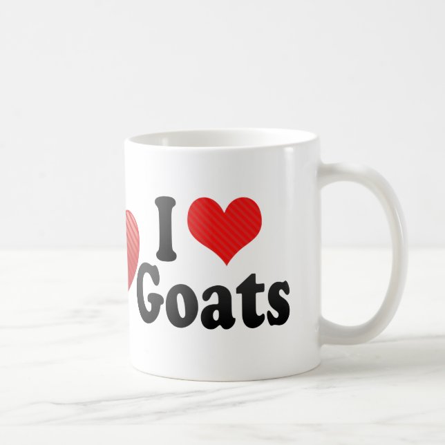 Mug J'aime des chèvres (Droite)