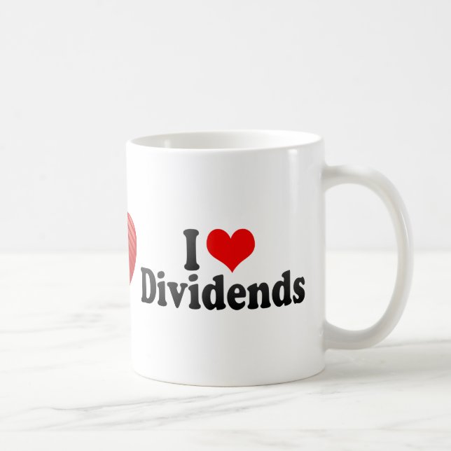 Mug J'aime des dividendes (Droite)