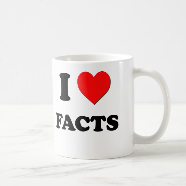 Mug J'aime des faits (Droite)
