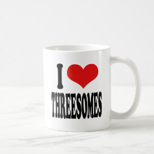 Mug J'aime des groupes de trois personnes
