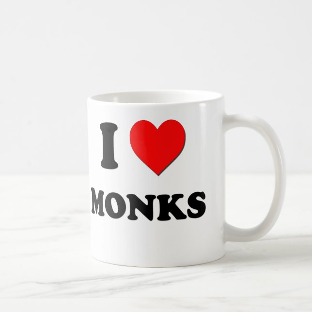 Mug J'aime des moines (Droite)