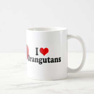 Mug J'aime des orangs-outans