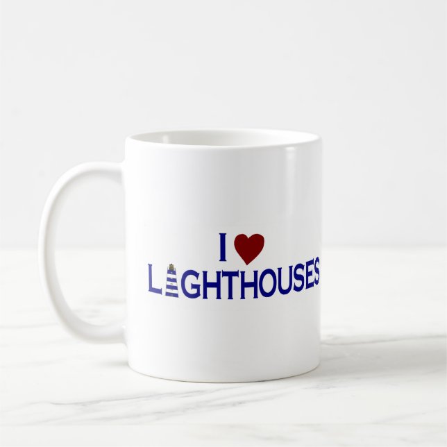 Mug J'aime des phares (Gauche)