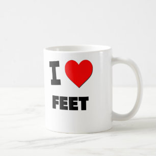Mug J'aime des pieds