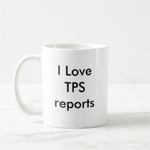 Mug J'aime des rapports de TPS