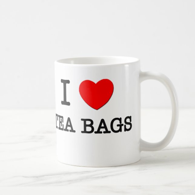 Mug J'aime des sacs à thé (Droite)