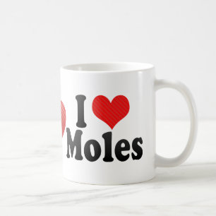 Mug J'aime des taupes