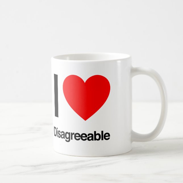 Mug j'aime désagréable (Droite)