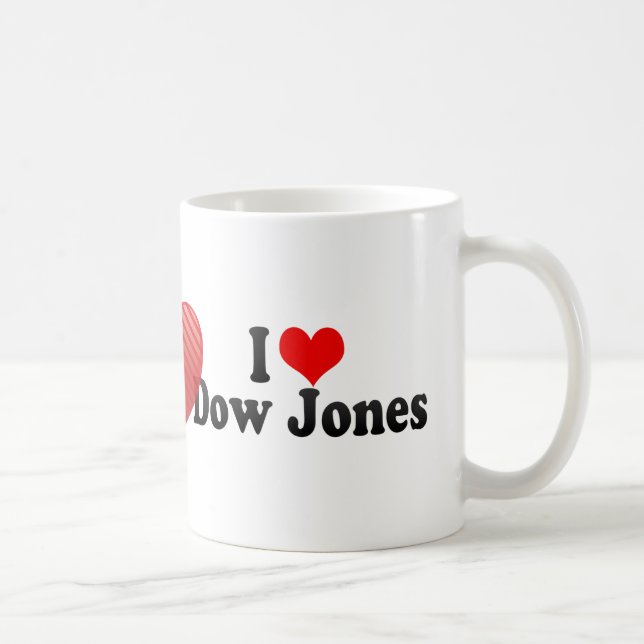 Mug J'aime Dow Jones (Droite)