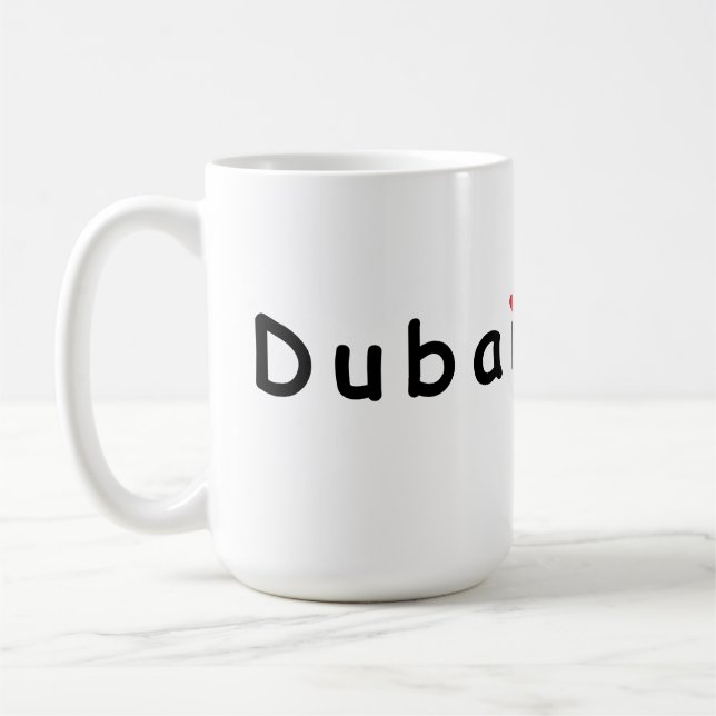 Mug J'aime Dubaï (Gauche)