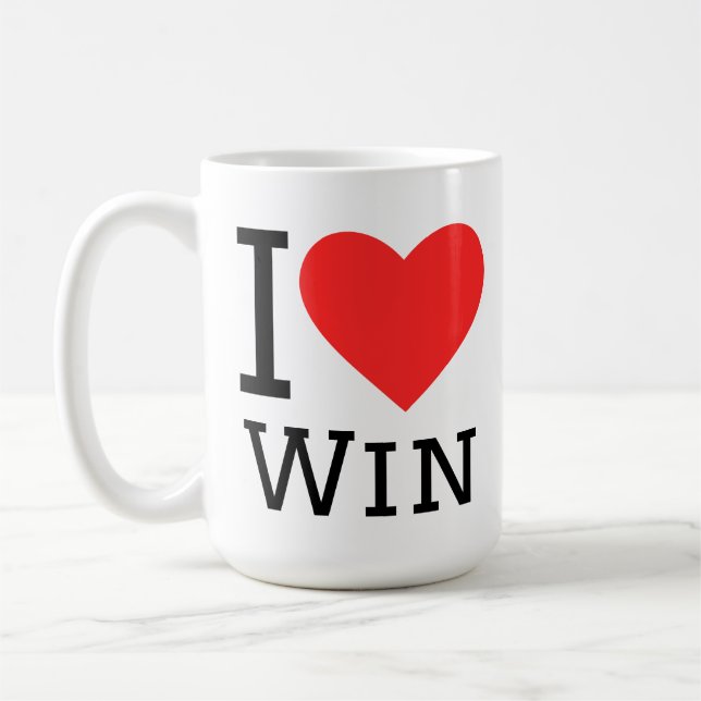 Mug J'aime gagner (Gauche)