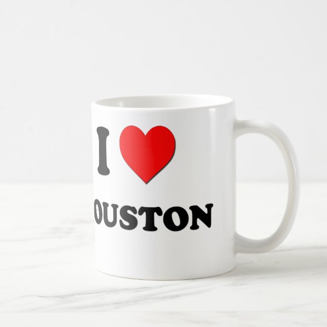 Mug J'aime Houston (Droite)