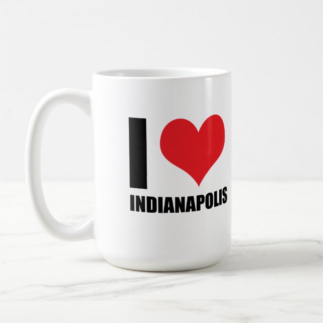Mug J'aime Indianapolis (Gauche)