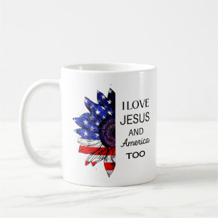 Mug J'aime Jésus et l'Amérique aussi