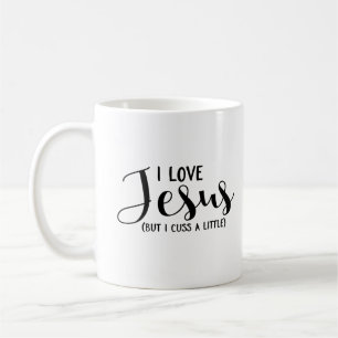 Mug J'aime Jésus (mais moi jurent)