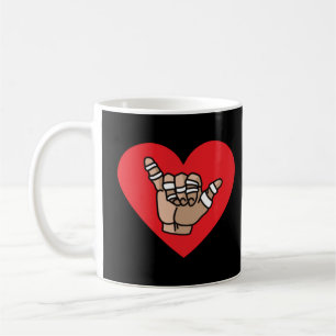 Mug J'aime Jiu Jitsu BJJ Brésilien Jiu Jitsu Heart Val