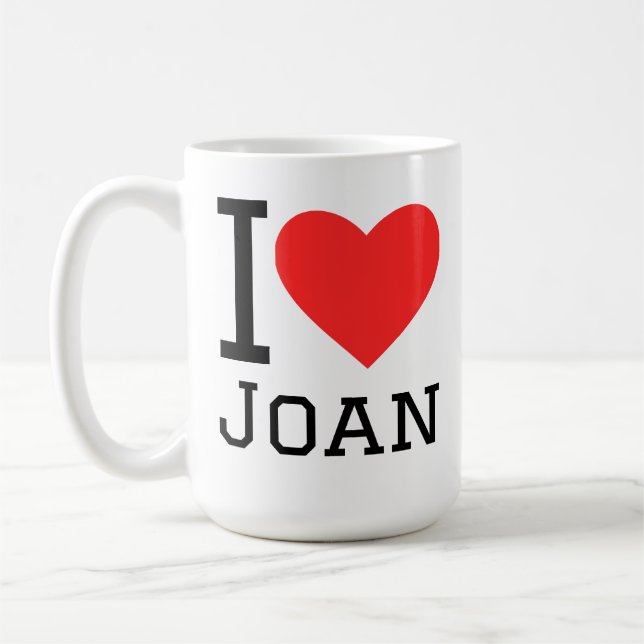Mug J'aime Joan  (Gauche)