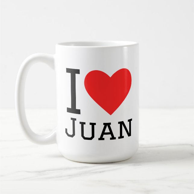 Mug J'aime Juan  (Gauche)