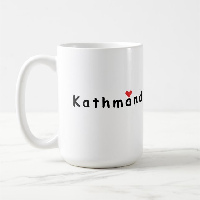 Mug J'aime Katmandou Népal (Gauche)
