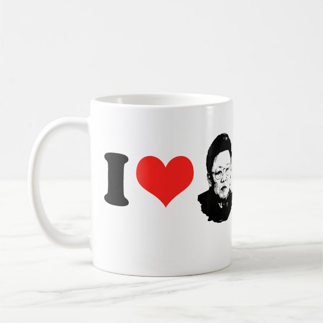 Mug J'aime Kim Jong Il (Gauche)