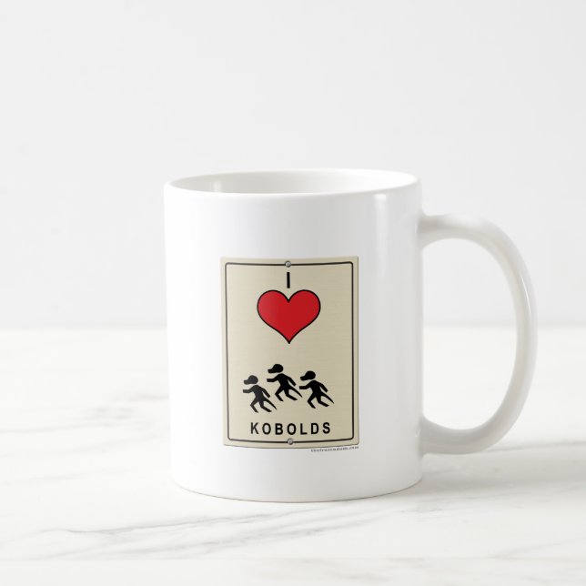 Mug J'aime Kobolds (Droite)
