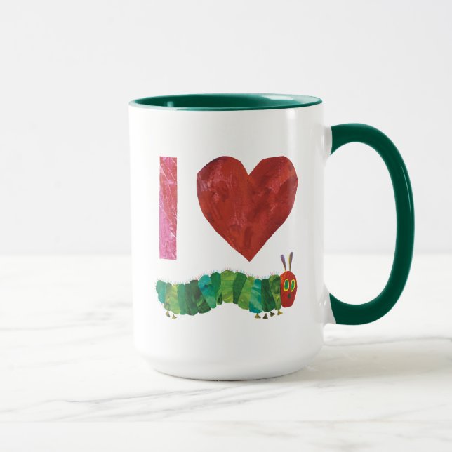 Mug J'Aime La Caterpillar Très Affamée (Droite)