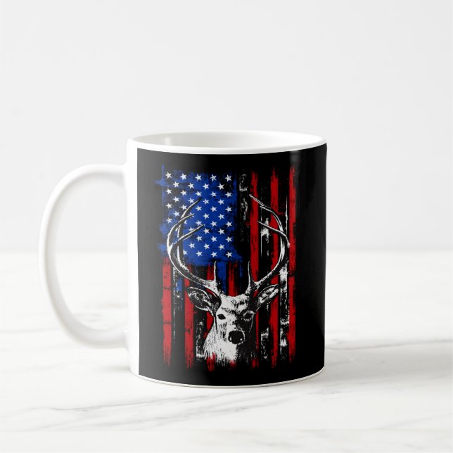 Mug J'aime la chasse parce qu'elle montre mon amusemen (Gauche)