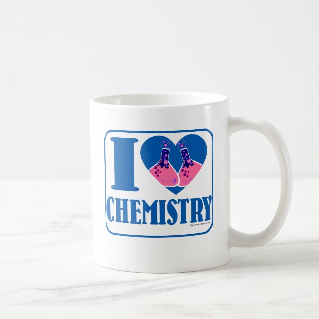 Mug J'aime la chimie (Droite)