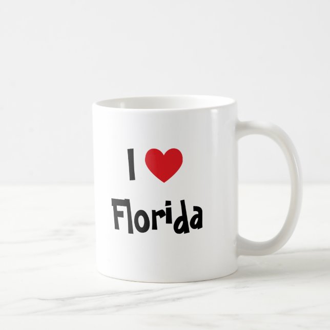 Mug J'aime la Floride (Droite)