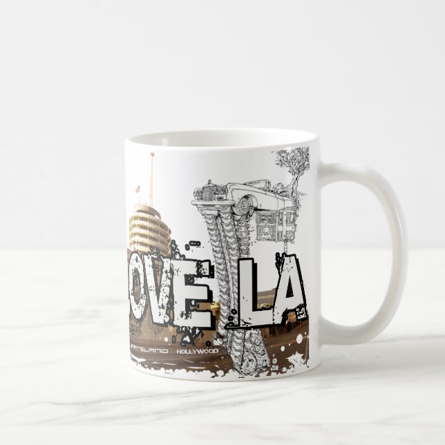Mug J'aime la LA - Los Angeles #1 (Droite)