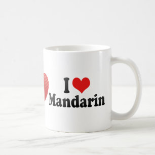 Mug J'aime la mandarine