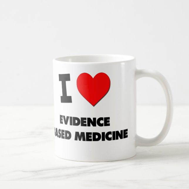 Mug J'aime la médecine basée par preuves (Droite)