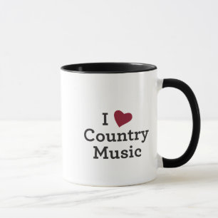 Mug J'aime la musique country