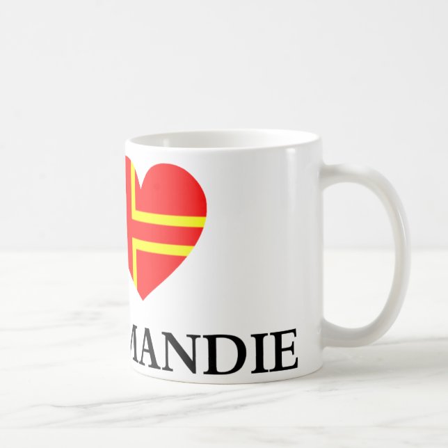 Mug J'aime la Normandie (Droite)