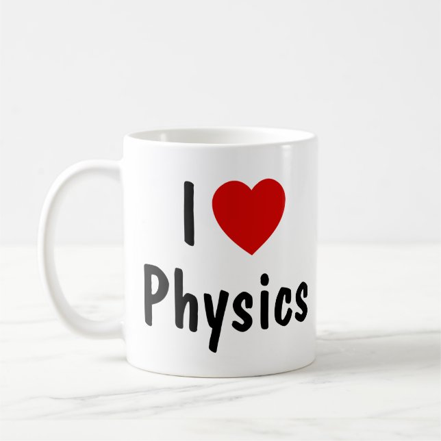 Mug J'aime la physique (Gauche)