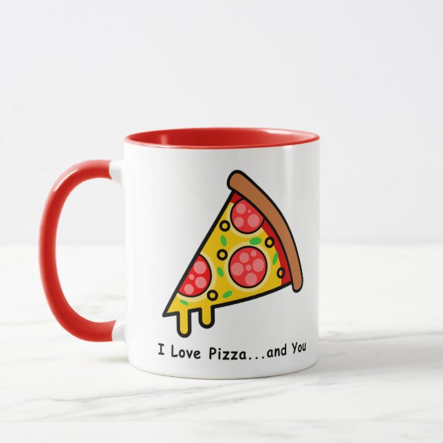 Mug J'Aime La Pizza...et vous êtes drôle (Gauche)