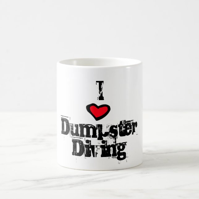 Mug J'aime la plongée de décharge (Centre)