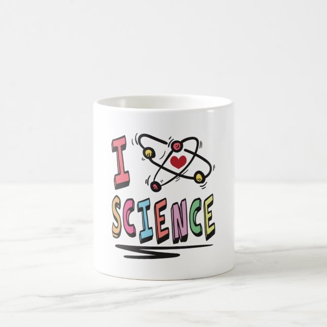 Mug J'aime la science (Centre)