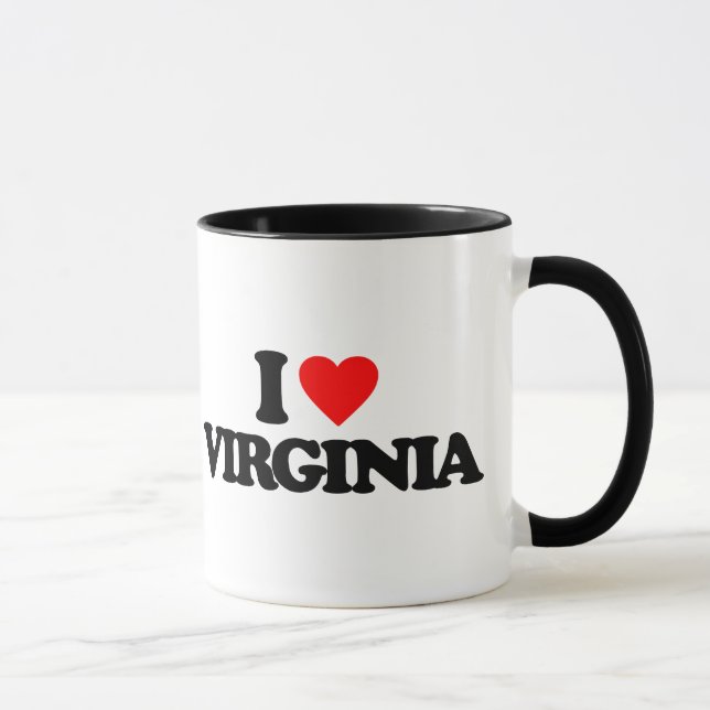 MUG J'AIME LA VIRGINIE (Droite)