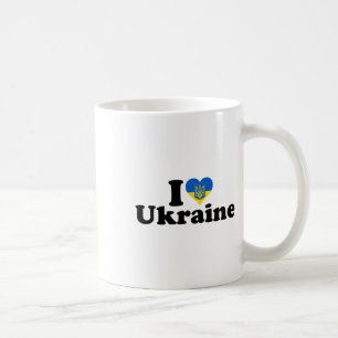 Mug J'aime l'amour pour l'Ukraine Fierté ukrainienne R